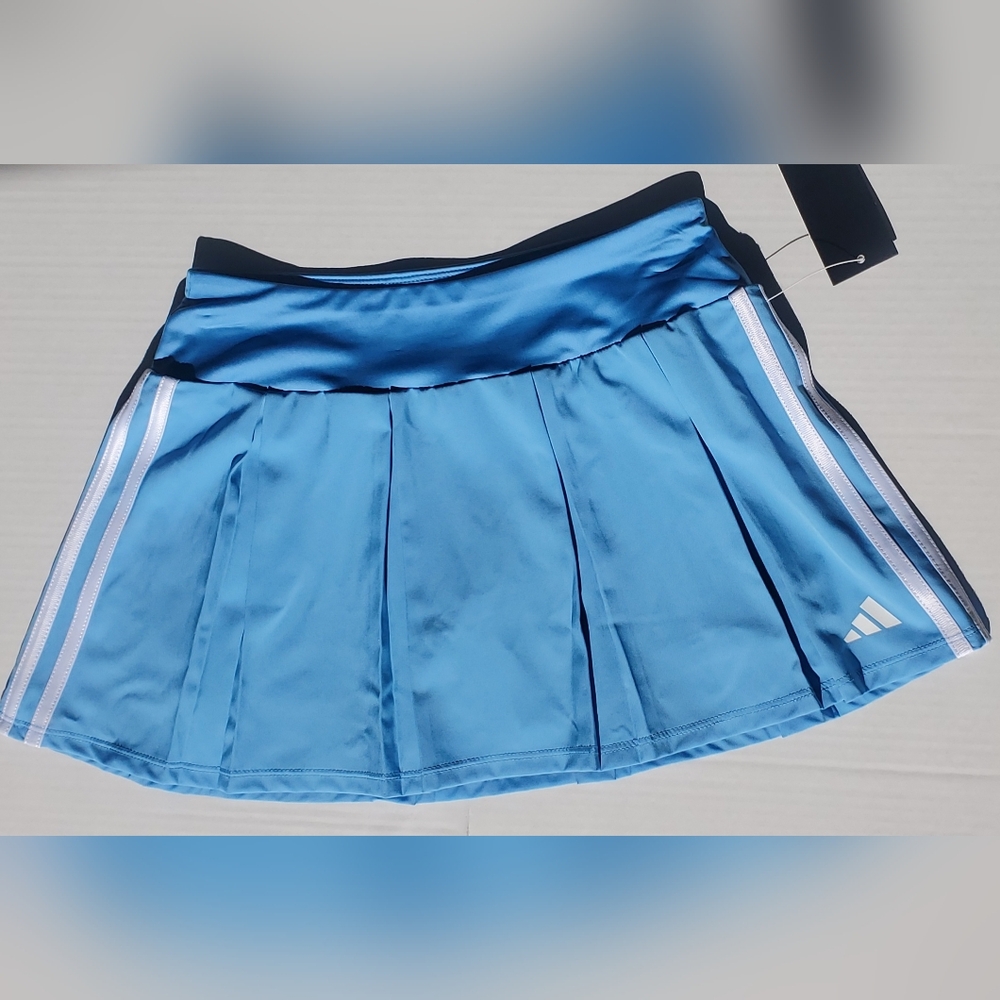 Adidas Big Kids Girls Skort Sz L/14 Lt Blue - Picture 7 of 13